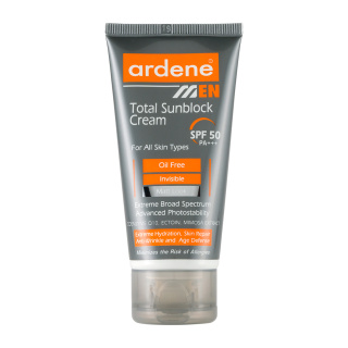 کرم ضدآفتاب SPF50  فاقد چربی آقايان آردن (چندکاره)                                       